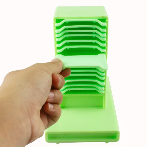 Vista 2 de 1 pc nuevo laboratorio dental impresión bandeja yeso soporte funda, Verde, 1