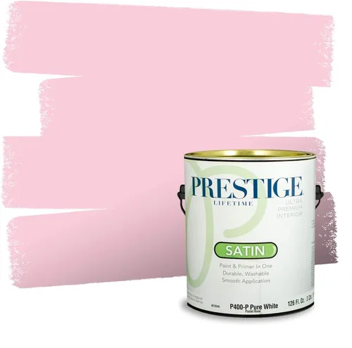 Vista 605 de Prestige Paints Pintura exterior e imprimación en uno, 1 galón, plano, coincidencia comparable de Valspar* Amber Rose*