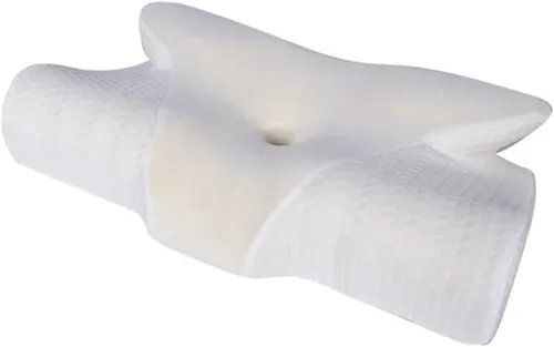 Vista 7 de Almohada cervical cervical para dormir – Almohada cervical de espuma viscoelástica para aliviar el dolor de cuello – Almohada ergonómica para dormir