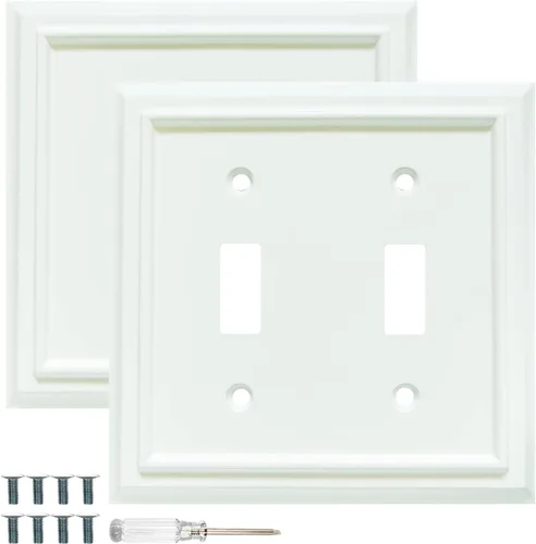 Vista 14 de Placas de pared, cubiertas de toma dúplex, placas de interruptor de luz de palanca, cubierta de interruptor de luz decorativa, placa de pared