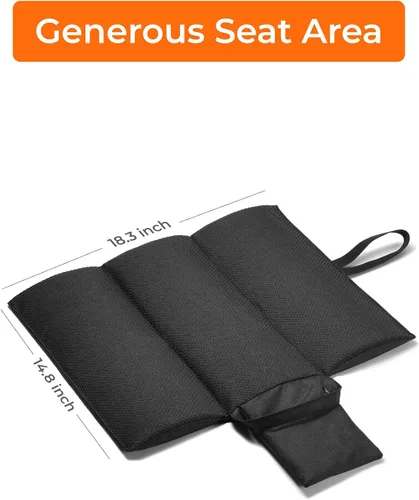 Vista 5 de ORORO Cojín de Asiento Calefactado con Paquete de Batería, Almohadillas de Cubierta de Asiento Calefactado USB Plegables para Silla de Oficina