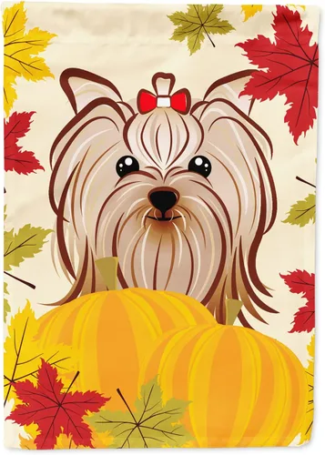 Vista 17 de Caroline's Treasures BB2050GF - Bandera decorativa para jardín de Acción de Gracias con sabueso afgano para patio exterior, jardín, jardín