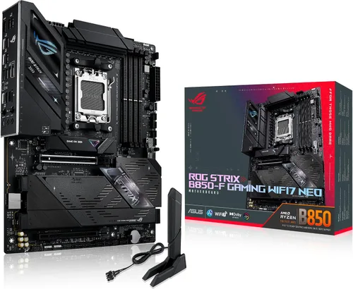 Vista 2 de ASUS ProArt B850-CREATOR WiFi 7 NEO AM5 ATX placa base, DDR5, ajuste DIMM, PCIe 5.0, 3X M.2, LAN de 5 Gb, DP, HDMI, USB-C, Creator Hub