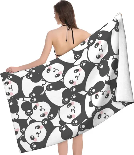 Vista 16 de Toalla de playa de Halloween con diseño de murciélagos, de microfibra, de secado rápido, súper absorbente, toallas de baño negras de gran tamaño Bate