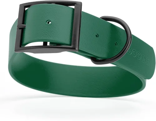 Vista 23 de Dogline Biothane - Collar impermeable para perro con hebilla de liberación rápida, resistente cincha de nailon recubierta con resistente y a prueba