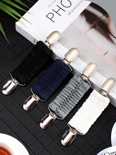 Vista 7 de 4 clips de vestir para vestidos, clip tensor para ajustar la espalda, clips de suéter para cárdigans, clips para mujer
