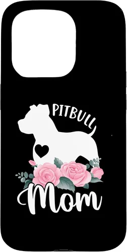 Vista 14 de Pitbull Mom Pitbulls Dog Cooler Saying Case for iPhone 17