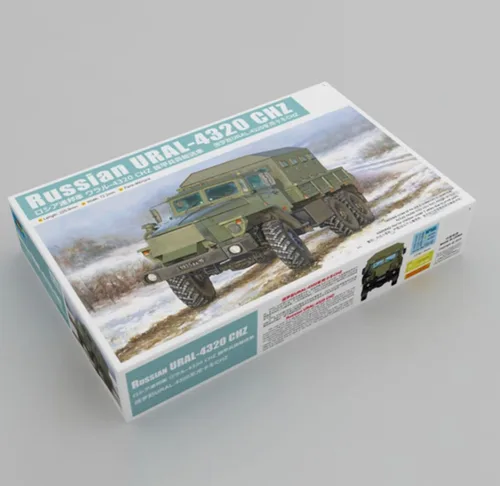 Vista 6 de Maquetas de Tanques, Ruso URAL-4320 CHZ Kits Modelo de Plástico, Escala 1/35,8.9 x 2.9Pulgadas