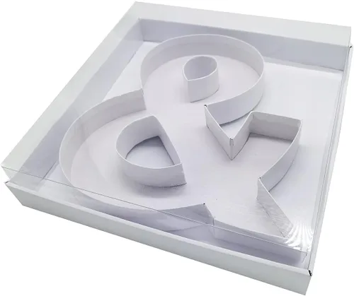 Vista 41 de WENPACK 2025 - Caja de regalo de cartón con forma de tapa transparente (negro, tapa graduada)