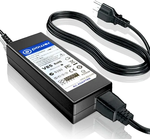 Vista 2 de T POWER Cargador de 19 V para Sony SRS-X7 SRS-X88, SA-NS300 Altavoz y LG Electronics PH300 Proyector LED DLP 24" 28" Monitor LCD LED AC Dc Adaptador