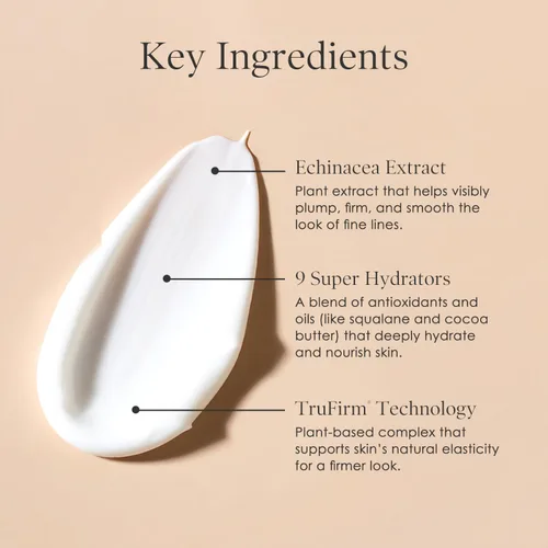 Vista 4 de Crepe Erase Tratamiento facial avanzado y voluminoso durante la noche con complejo Trufirm y 9 súper hidratadores, 1.7 onzas
