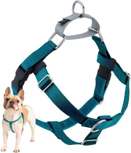 Vista 24 de 2 Hounds Design Freedom - Arnés para perro sin tirones, arnés ajustable, fácil de caminar y control cómodo, se adapta a perros pequeños, medianos