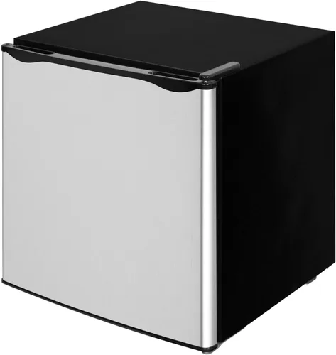 Vista 9 de Refrigerador pequeño de 1.7 pies cúbicos con congelador, bajo ruido, bajo consumo, refrigerador de encimera, refrigerador de una sola puerta