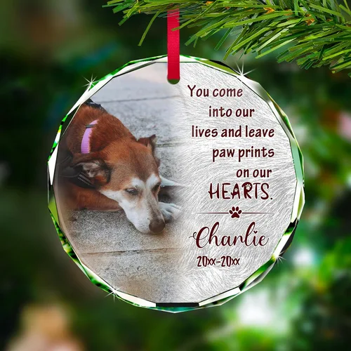 Vista 16 de Adorno de Navidad personalizado con foto, adornos de imagen personalizados para Navidad 2026, adorno colgante conmemorativo personalizado