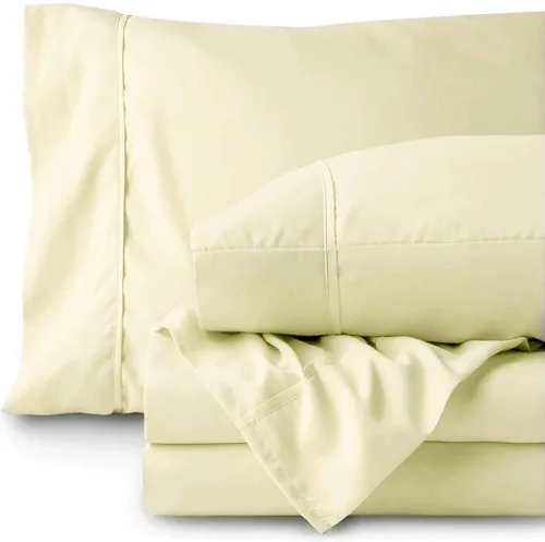 Vista 15 de 500TC Hoja de Super Calidad Ropa De Cama fija 100% algodón egipcio 4pc Set 24" pulgadas bolsillo extra profundo