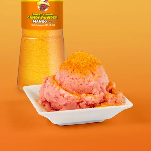 Vista 6 de EL CHILERITO Caramelo en polvo sabor a mango Chamoy 31.75 oz/ 31.5 onzas líquidas - Para dulces, aperitivos, pasteles, bebidas y cócteles - Para