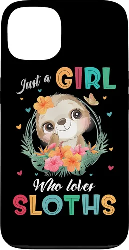 Vista 7 de Just a Girl Who Loves Sloths Case for iPhone 17