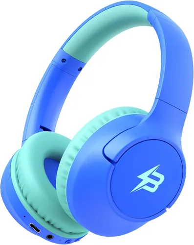 Vista 12 de Auriculares Bluetooth para niños con tiempo de reproducción de 85 horas Azul marino
