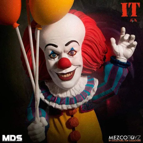 Vista 5 de Mezco toyz - Figurine It 1990 - Pennywise Deluxe 5.9 in - 0696198430264,43026