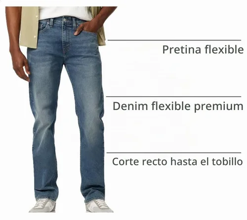 Vista 5 de Signature by Levi Strauss & Co. Gold Label - Jeans de ajuste holgado para hombre Mountain Mist