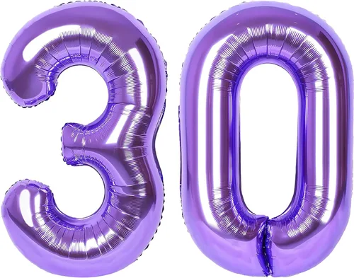 Vista 207 de Globos gigantes de números negros de 40 pulgadas, globos de aluminio de Mylar con helio para cumpleaños, globo número 0 para decoración de fiestas