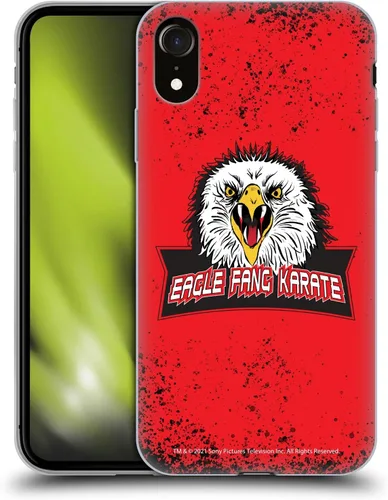 Vista 99 de Head Case Designs Funda de gel suave con licencia oficial de Cobra Kai Eagle Fang Logo Key Art compatible con Apple iPhone 7 Plus/iPhone 8 Plus