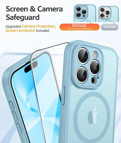 Vista 582 de FNTCASE Funda para Motorola Moto G-Stylus-5G-2025: Funda magnética translúcida mate a prueba de golpes para Moto G Stylus 2026, funda protectora