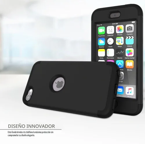 Vista 2 de Funda iPod Touch 5, iPod Touch 6, funda resistente a impacto fuertes SLMY (TM), funda protectora para iPod Apple Touch 5ta y 6ta