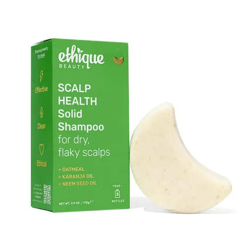 Vista 13 de Ethique Barra de champú clarificante para cabello graso con aceite de ricino, sin plástico, vegano, libre de crueldad, 3.88 onzas, anteriormente St.