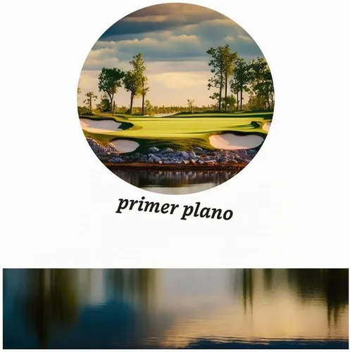 Vista 7 de chenchenArt Imagen artística de pared de campo de golf, paisaje de puesta de sol, decoración de pared para sala de estar, dormitorio, baño, Art-30