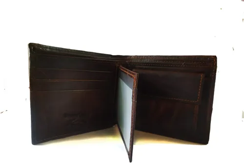 Vista 4 de East Rain - Cartera vertical para hombre, diseño de águila y águila