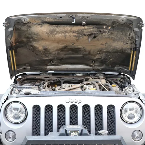 Vista 7 de Kit de asistencia de soporte de elevación de puntales de capó RERPRO compatible con Jeep Wrangler JK Unlimited 2/4 puertas 2007-2018 Accesorios