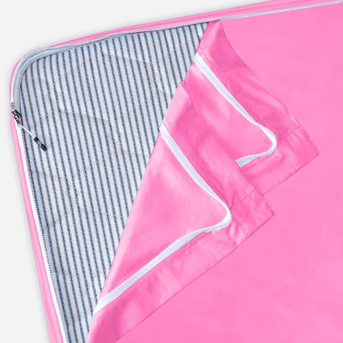 Vista 10 de Twin Zip Sheet 39x75-3 Piece Full Size Zipper Fitted Sheet - 1 Base & 2 Top Sheet - 1200TC 100% Cotton Breathable & Cooling - Fits 15" Deep Pockets