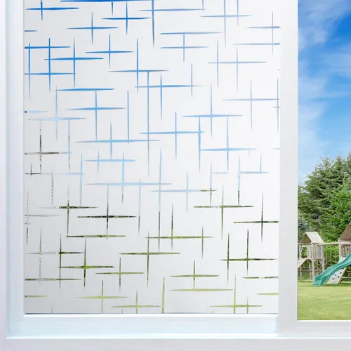 Vista 15 de Película opaca para ventana, 100% con bloqueo de luz solar, cubierta de privacidad extraíble para ventana, tinte para ventanas de vidrieras