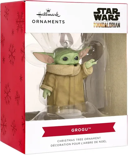 Vista 3 de Hallmark Star Wars: The Mandalorian Grogu - Adorno navideño