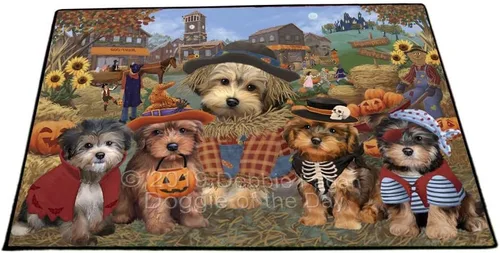 Vista 17 de Doggie of the Day Yorkipoo Dogs Floor Mat - 4th of July Independence Day - Best Dog Doormat - Protector Decor - Unique Portrait Art - Premium