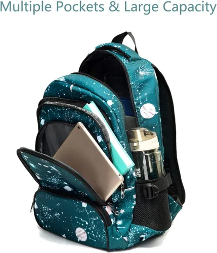 Vista 4 de Mochilas para niños y niñas, escuela primaria, jardín de niños