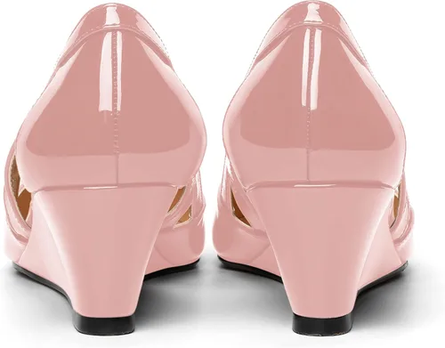 Vista 4 de MOVINSTEPS Zapatos de tacón bajo para mujer, con puntera puntiaguda, corte de cuña, de 2 pulgadas