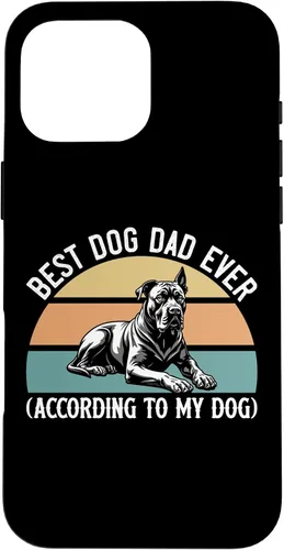 Vista 19 de Cane Corso Mastiff, Best Dog Dad Ever According to My Dog Case for iPhone 17