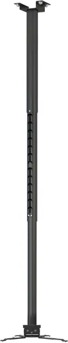 Vista 6 de Soporte para proyector, altura ajustable de 42.5 a 59 pulgadas, soporte de techo universal de movimiento completo, peso máximo de 22 libras y brazos