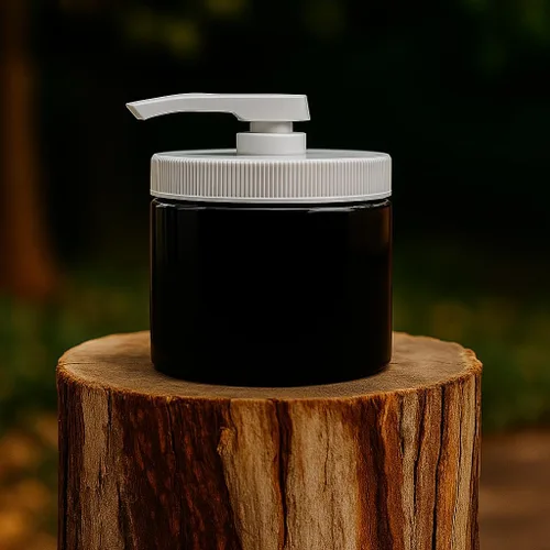 Vista 3 de Royal Massage Tarro bomba recargable de 16 onzas con dispensador de tubo de inmersión de bloqueo, recipiente de plástico sin BPA para aceites