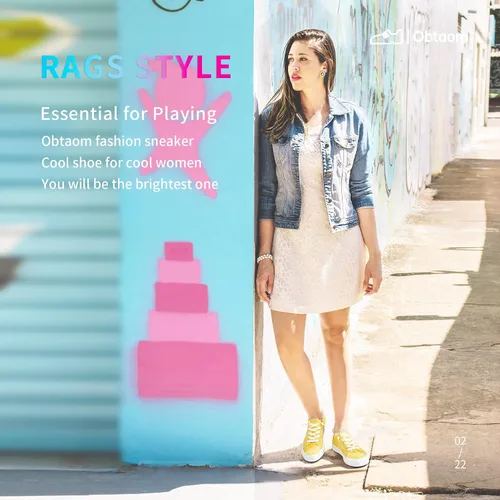 Vista 5 de Obtaom Play - Tenis de lona para mujer, color blanco deslavado y estampado de leopardo, sin cordones, a la moda