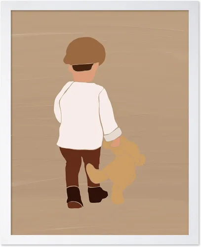 Vista 21 de Poster Master Faceless Child Poster - Retro Building Blocks Print - Playful & Pastel Art - Chic Boho Design - Modern Artwork - Aesthetic Decor