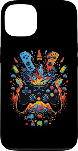 Vista 7 de iPhone 16 Gamer Aesthetic Graphic Gaming Video Games Boys Teens Kids Case