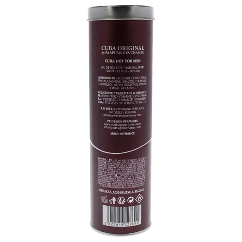 Vista 4 de Cuba Caliente para hombres - 3.3 oz EDT Spray