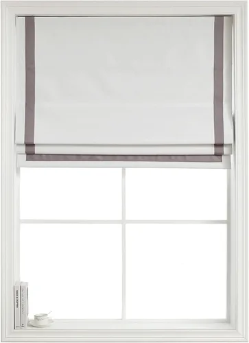 Vista 18 de Everyday Celebration Persianas romanas – 100 % opacas, sin cordón, para ventanas de interior, persianas con borde de cinta (negro) 23 pulgadas