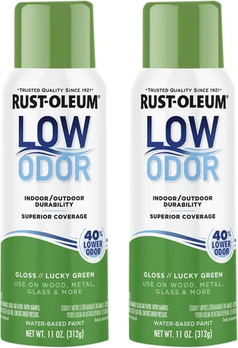 Vista 14 de Rust-Oleum - Pintura en aerosol prémium de bajo olor, gris ancla brillante Olor 40% menor que las pinturas en aerosol tradicionales, durabilidad