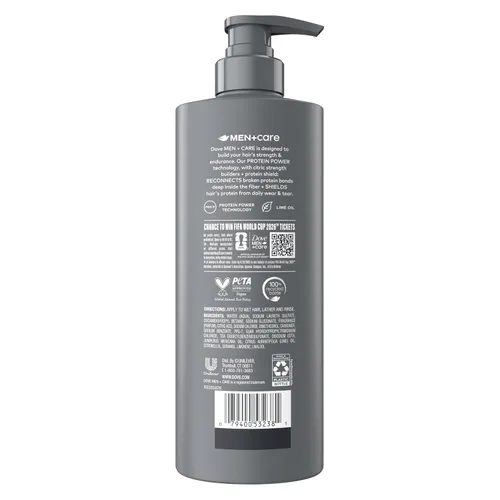 Vista 2 de DOVE MEN + CARE Cuidado del Cabello, 1 unidad, All Star Comfort para Sellar la Hidratación y Fortalecer el Cabello, con una Oportunidad de Ganar