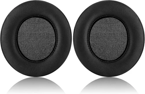 Vista 9 de Almohadillas de repuesto para orejas con cuero proteico y espuma viscoelástica para auriculares Razer Nari, Ultimate, Essential, Kraken Kitty Negro