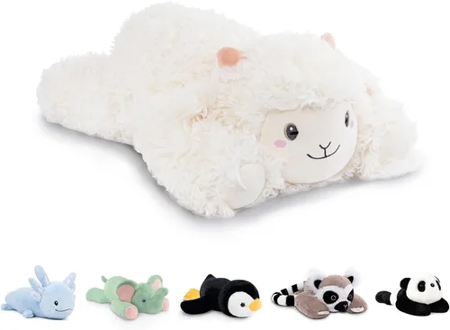 Vista 17 de Niuniu Daddy Oso de peluche con peso de 24" 5 libras, animales de peluche para adultos y niños, juguete de peluche de oso grande, bonita almohada